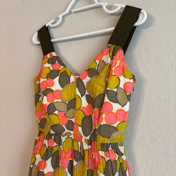 Milly of NY sleeveless colorful spring dress 2 - Picture 3 of 6